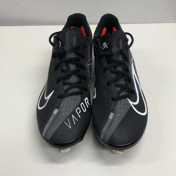 New Nike React Vapor Ultrafly Elite 4 Men's Black Baseball Cleats - Picture 2 of 8